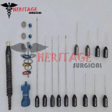 Liposuction Tulip Type Super Luer lock Cannulas Set Facial Fat Grafting Kit picture