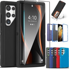 For Samsung Galaxy S26 S25 Ultra 24 23 22 + Shockproof Case +Screen Protector picture
