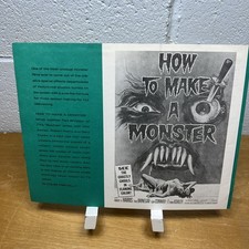 1958 How to Make a Monster Press Kit 2 Photos Color Ad AIP Horror Movie picture