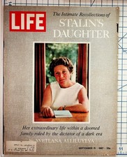 Life Magazine September 15 1967 Stalin's Daughter Svetlana Alliluyeva picture