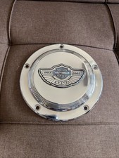💥Harley-Davidson 2003 Genuine Chrome 100th Anniversary Derby Cover 25001-03🇺🇸 picture