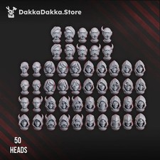 Bits - Unholy Space Coven Heads - Resin Tabletop Miniature picture