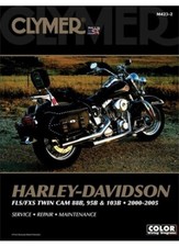 Clymer M423-2 Service Repair Manual For 00-05 Harley Softail FLST 08259 picture