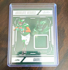 Panini Absolute Garrett Wilson Absolute Heroes Memorabilia AHM-GWN /250 picture