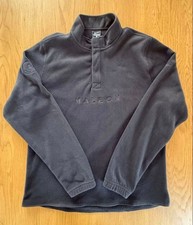 Authentic Malbon x Nike Half-Zip Fleece Jacket, Black picture