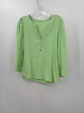 Pre-Owned Lilly Pulitzer Green Size Medium Long T-shirt picture