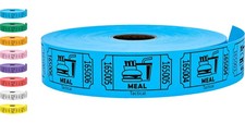 Tacticai 1000 Food & Meal Raffle Tickets, Single Roll, Blue picture