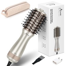 Aima Beauty Small Auto Dual Voltage Hair Dryer Brush Cool Shot Hot Air | Travel picture