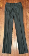 Hermes uniform suit pants Black European 40 UnHemmed NWOT 32x38 picture