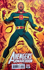 AVENGERS ARMAGEDDON #4 MICHAEL CHO SPOILER VARIANT FIRST MIRACLE MAN NM HOT picture