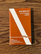 Vintage 1978 Intel uScope 8080A Pocket Guide IC Chip Microprocessor Computer CPU picture