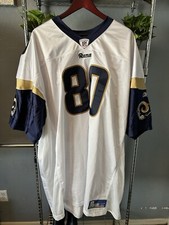 St. Louis Rams Issac Bruce Reebok NFL Jersey White  Stitched Big and Tall 60 VTG picture