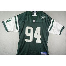 Vintage NFL Equipment New York Jets #94 John Abraham Jersey Adult Large picture