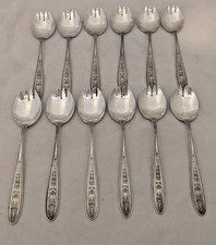 (12) International Sterling Silver WEDGWOOD Ice Cream Dessert Forks 267g picture