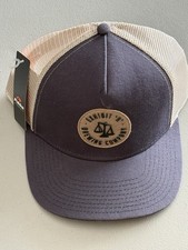 Pukka Exhibit ‘A’ Brewing Company NEW Adjustable Logo Patch Blue & Mesh Cap/Hat picture