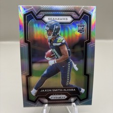 Jaxson-Smith Njigba 2023 Prizm Silver Prizm Rookie (RC) #390 Seattle Seahawks picture