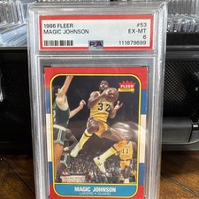 1986-87 Fleer - Magic Johnson #53 picture