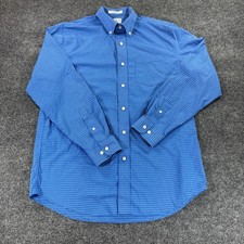 L.L. Bean Traditional Fit Wrinkle Resistant Long Sleeve Button-Down Shirt, Blue picture