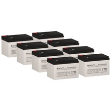 SigmasTek SP12-12 (T2) Batteries - 12V 12Ah SLA AGM - Pack of 8 picture