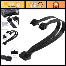 12-Pin to Dual 8-Pin (6+2) PCI-E Graphics Card Power Cable Y-Splitter 12.6 picture
