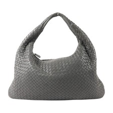 BOTTEGA VENETA BV Hobo Bag Handbag  Intrecciato Lambskin Leather Gray picture