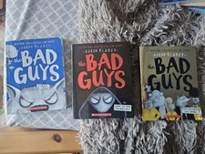 Scholastic The Bad Guys Series Lot of 3 Paperback by Aaron Blabey Ages 9-12 picture