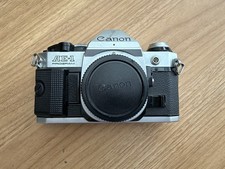 Vintage Canon AE-1 Program 35mm SLR Film Camera Body Silver Body Only picture