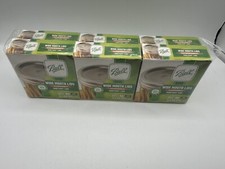 Ball Wide Mouth Mason Jar Canning Lids Lot Of 6 boxes of 12 Lids ea New Sealed picture