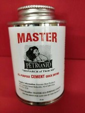 Master All-Purpose Contact Cement 4 oz Brush-in-Can - Cobbler Shoe Repair Glue picture