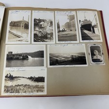 Vintage 1930s-70s Photo Album 1937 Cincinnati Flood 1948 Hurricane Photos picture