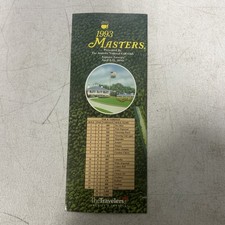 1993 Masters Yardage Guide Book Augusta National Golf Club picture