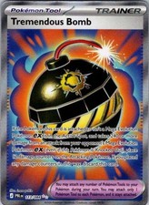 Tremendous Bomb 113/084 Paldea Evolved Ultra Rare Holo NM Pokemon TCG picture