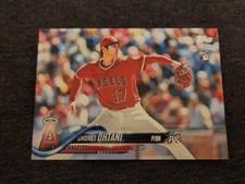 2018 Topps Shohei Ohtani Complete Set Retail Variation #700 Pitching RC picture