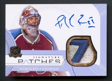 PATRICK ROY 2011-12 UPPER DECK THE CUP SIGNATURES PATCH AUTO AUTOGRAPH /35 picture