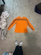 Nautica Competition Long Sleeve Striped Tee Orange picture