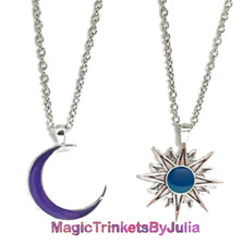 Twitches Necklaces Witch Pendant Matching Friendship Necklaces Halloween Twiligh picture