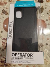 Quikcell Operator Case for T-Mobile REVVL V 4G – 8ft Drop Protection Black NEW picture
