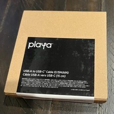 Belkin Playa USB-C TO USB-A CABLE (0.15M/6in) HIGH QUALITY - BLACK picture