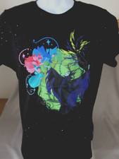 New D23 2026 Sleeping Beauty Maleficent Black Glitter Spirit Jersey Size Large picture