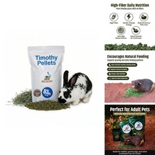 High Desert Timothy Hay Pellets For Rabbits, Guinea Pigs, Small Pets, 63 Oz picture