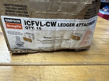 Simpson Strong-Tie ICFVL-CW To Connect Ledger To ICFVL. 15 Pk - OPEN BOX QTY 14 picture