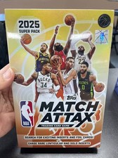 2025 26 Topps Match Attax NBA Super Pack Sealed Box Cooper Flagg RC Rookie Kayou picture