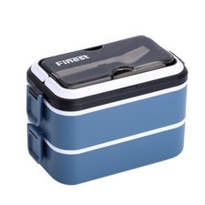 stackable stainless steel bento box-1400ML lunch box with Utensil set, leak free picture