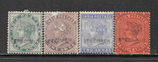 1882-1890 INDIA OVERPRINT SPECIMEN, MIXED CONDITION. INDIA,INDIAN STATES picture