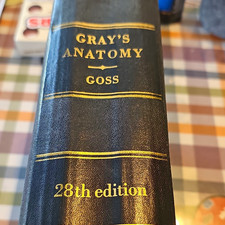 Gray's Anatomy by Goss 28th Edition Hardcover Illustrated, Lea & Febiger picture