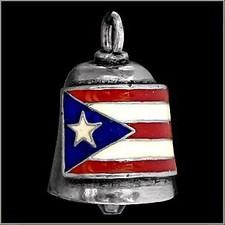 Puerto Rico Motorcycle Guardian Angel Bell Good Luck Gremlin Bell  picture
