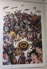 Blizzcon 2026 Overwatch Signed 10th Anniversary Poster 14x20 picture