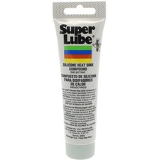 Super Lube 98003 Silicone Heat Sink, 3 oz Tube, White – Synthetic Lubricant picture