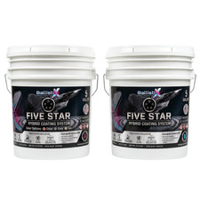 BallistiX Five Star 85% Solids Hybrid Floor Coating Industrial 10 Gallon Kit picture