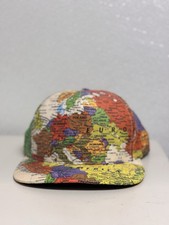Supreme World Map Hat SS12 World Wide Rare Vintage  Snap Back Cap Made In USA picture